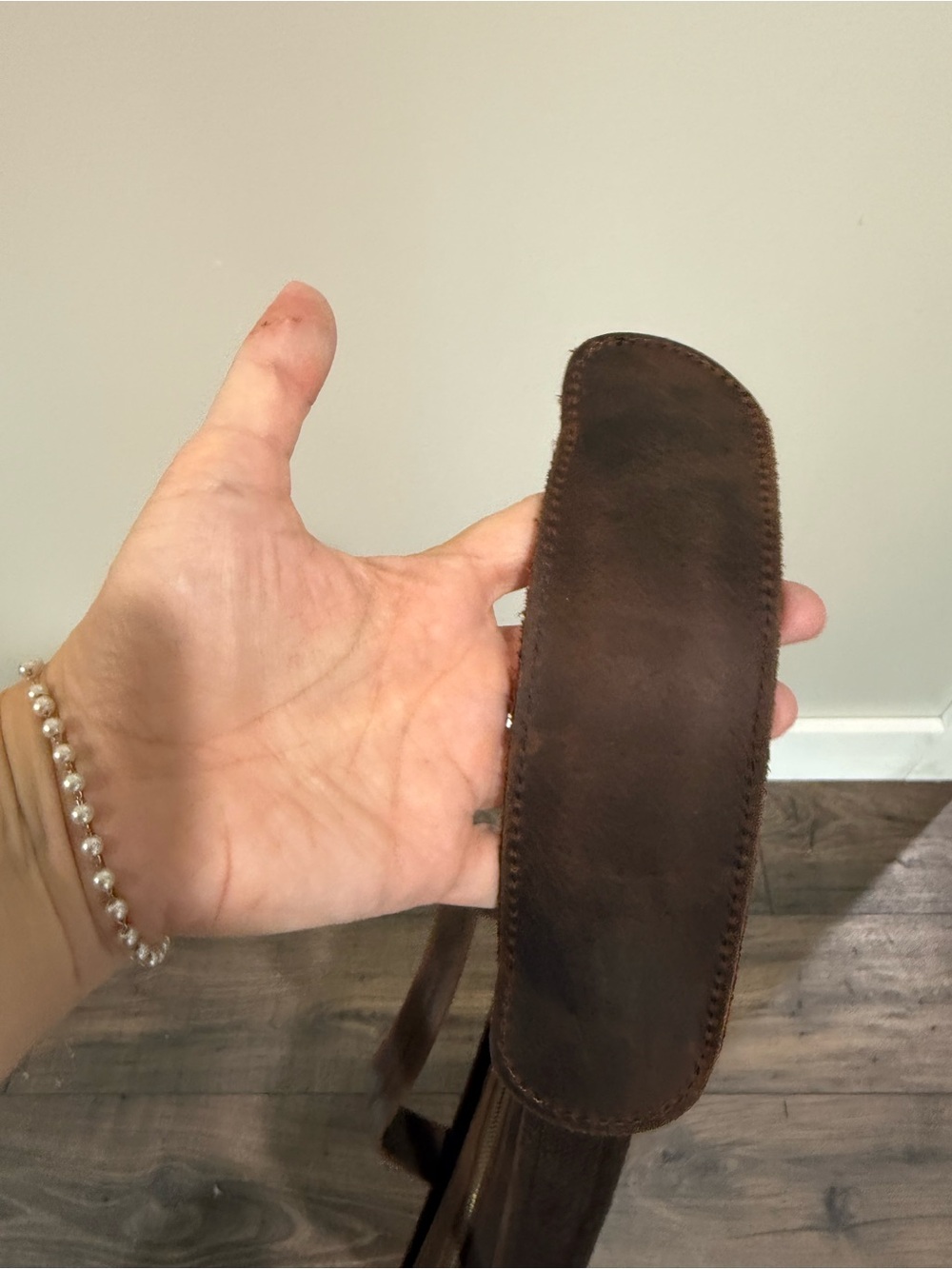 Men's Leather Computer Bag - Picture 8 of 8